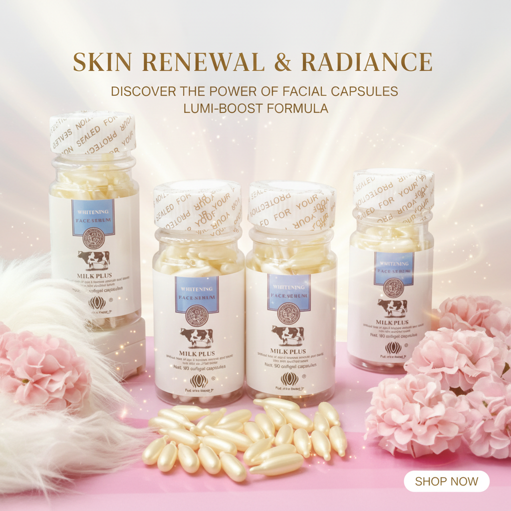 💆‍♀️ Cápsulas Faciales de Leche ✨  Piel renovada, protegida y radiante cada mañana.  🚚 Envío GRATIS a todo Ecuador 🇪🇨