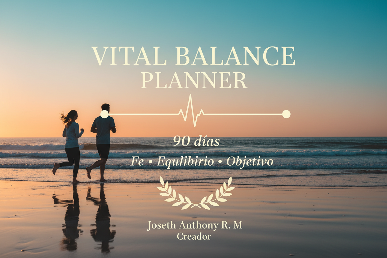 Vital Balance Planner — 90 días • Fe • Equilibrio • Objetivo
